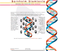 Tablet Screenshot of bornholm-stamtavle.dk